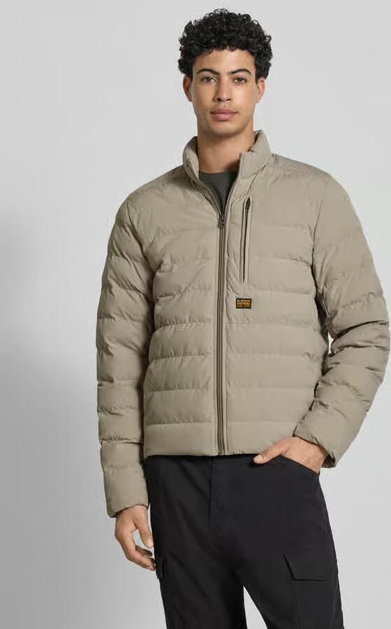G-Star Raw Regular fit gewatteerd jack met logopatch model 'Foundation' - Foto 17
