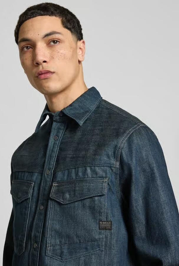 G-Star Raw Regular fit Jeanshemd met borstzakken Model 'Dakota' - Foto 2