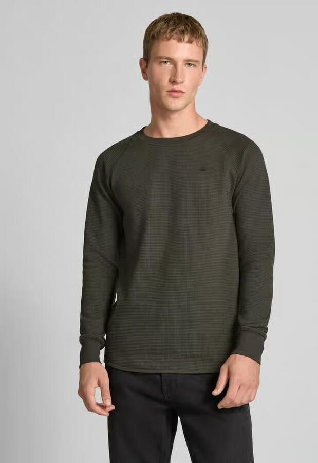 G-Star Raw regular fit longsleeve in brei-look model 'Jirgi' - Foto 10