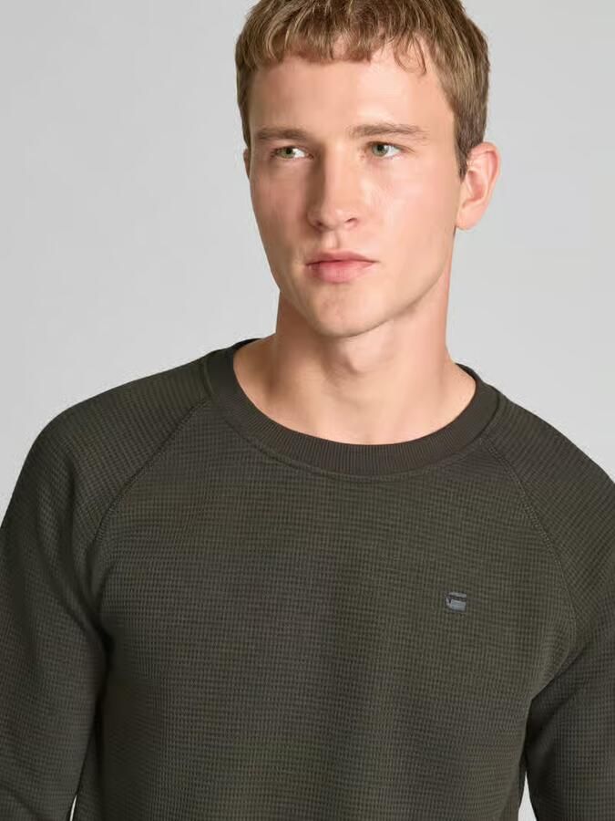 G-Star Raw Regular fit shirt met lange mouwen in gebreide look model 'Jirgi' - Foto 5