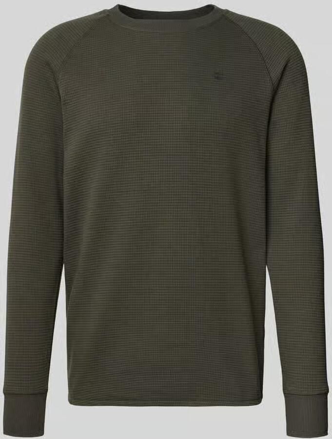 G-Star Raw Regular fit shirt met lange mouwen in gebreide look model 'Jirgi' - Foto 4