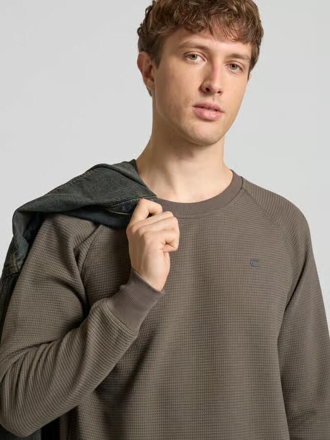 G-Star Raw Regular fit shirt met lange mouwen in gebreide look model 'Jirgi' - Foto 4