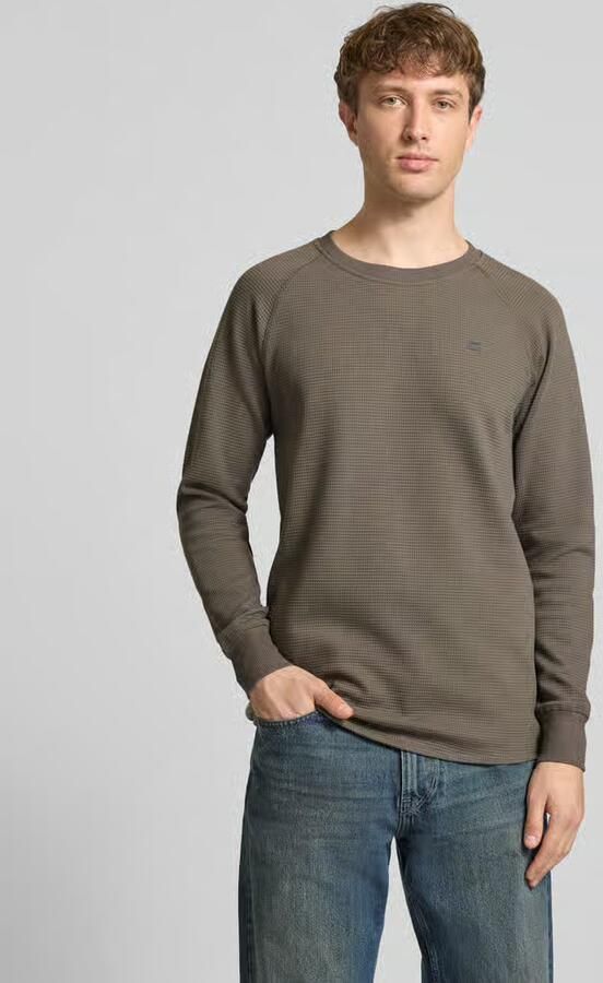 G-Star Raw Regular fit shirt met lange mouwen in gebreide look model 'Jirgi' - Foto 8
