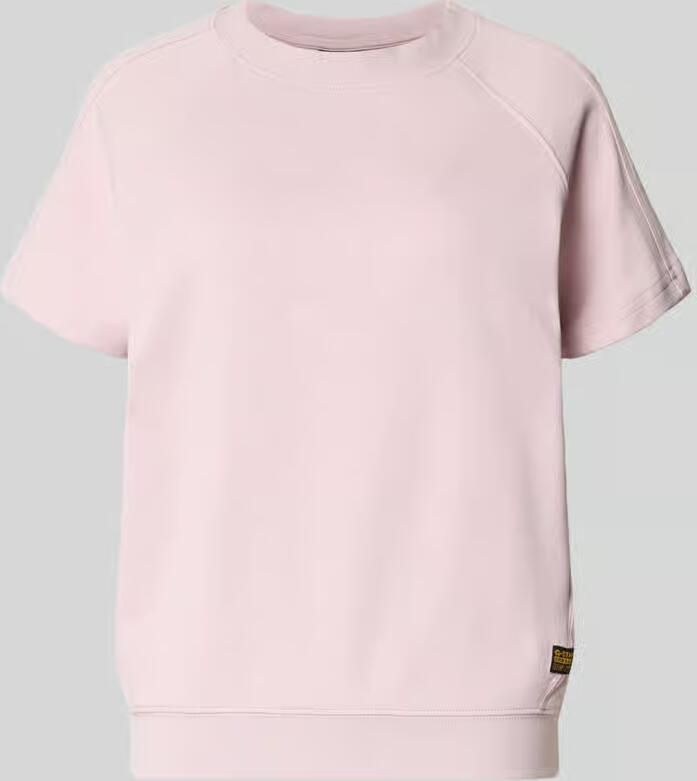 G-Star Raw Regular fit T-shirt met logopatch model 'Raglan'