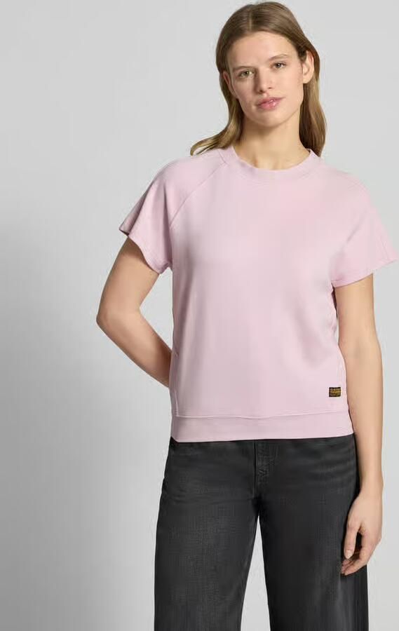G-Star Raw Regular fit T-shirt met logopatch model 'Raglan' - Foto 12