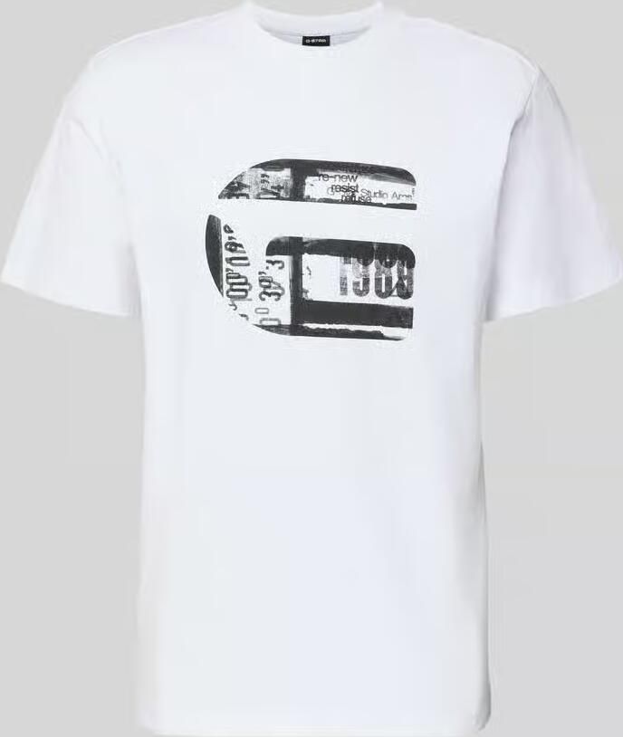 G-Star Raw Regular fit T-shirt met logoprint model 'icon'