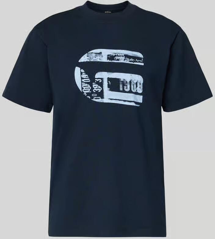 G-Star Raw Regular fit T-shirt met logoprint model 'icon'