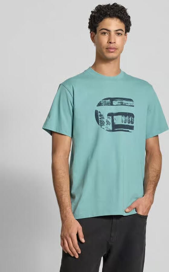 G-Star Raw Regular fit T-shirt met logoprint Model 'icon' - Foto 6