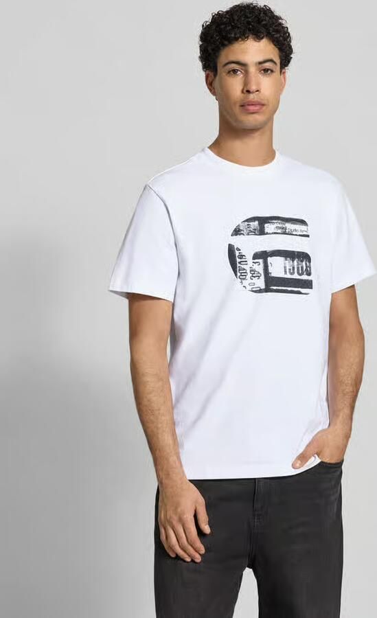 G-Star Raw Regular fit T-shirt met logoprint Model 'icon' - Foto 8