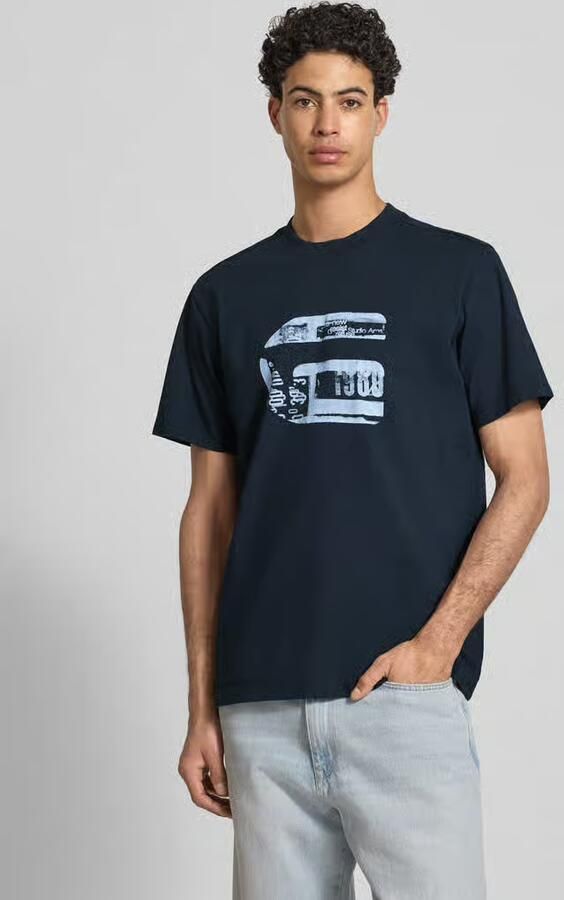 G-Star Raw Regular fit T-shirt met logoprint Model 'icon' - Foto 3