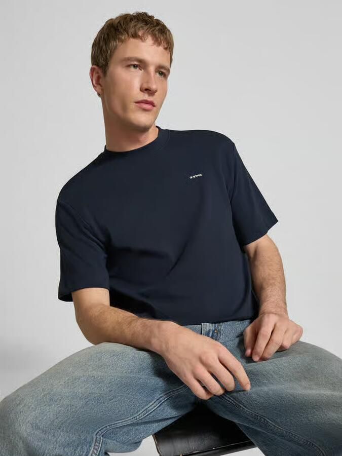 G-Star Raw Regular fit T-shirt met logoprint model 'True' - Foto 2