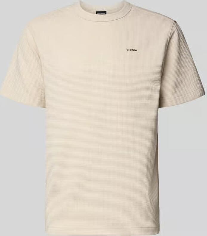 G-Star RAW True Regular Structured T-Shirt Wit Heren - Foto 3