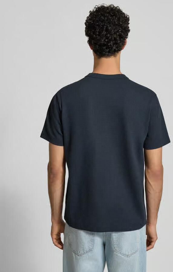 G-Star RAW True Regular Structured T-Shirt Donkerblauw Heren - Foto 4