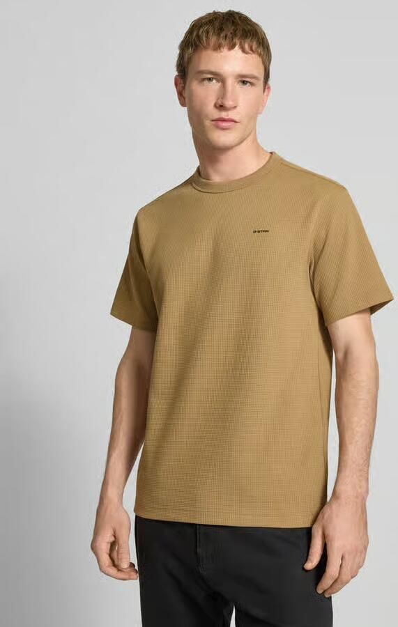 G-STAR RAW Heren Polo's & T-shirts True Regular Structured R T Camel - Foto 13