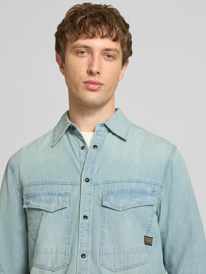 G-Star Raw regular fit vrijetijdsoverhemd met borstzakken model 'dakota' - Foto 2
