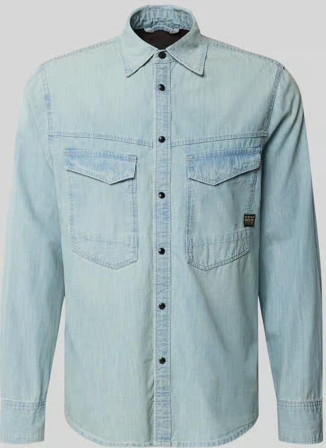G-Star Raw regular fit vrijetijdsoverhemd met borstzakken model 'dakota' - Foto 3