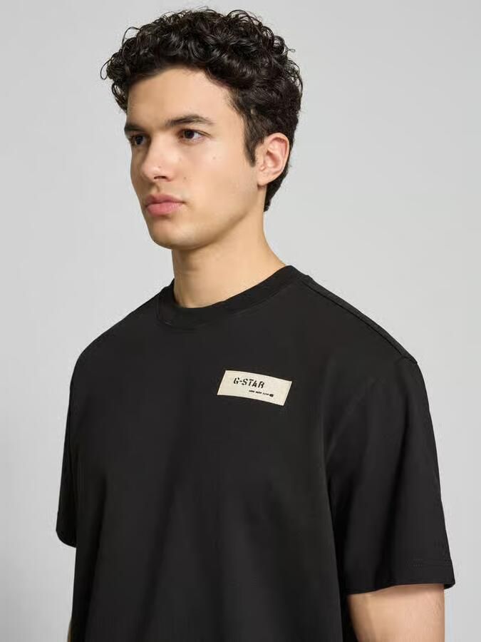 G-Star RAW HB Badge Relaxed T-Shirt Zwart Heren - Foto 8