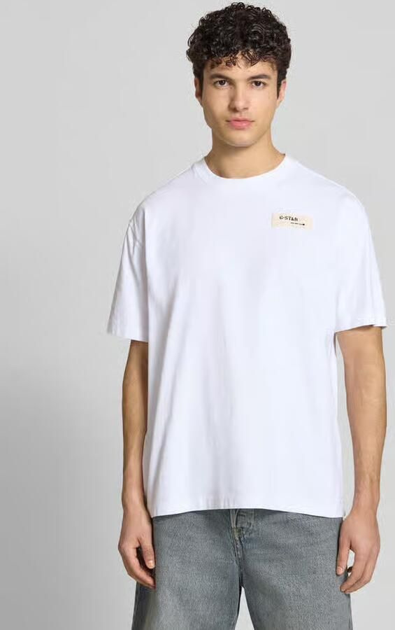 G-Star RAW HB Badge Relaxed T-Shirt Wit Heren - Foto 3