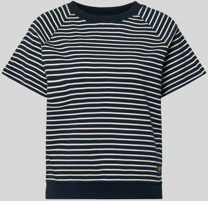 G-Star Raw Relaxed fit T-shirt van katoenmix met labelpatch
