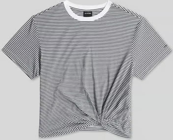 G-Star Raw relaxed fit T-shirt van puur katoen met geknoopte zoom - Foto 5