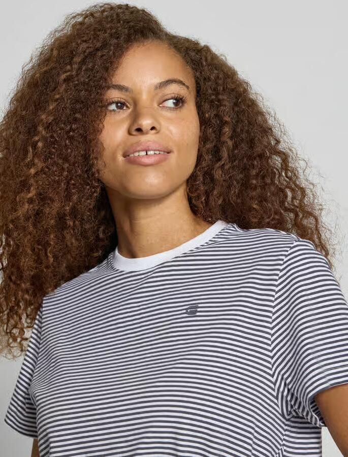 G-Star Raw relaxed fit T-shirt van puur katoen met geknoopte zoom - Foto 6