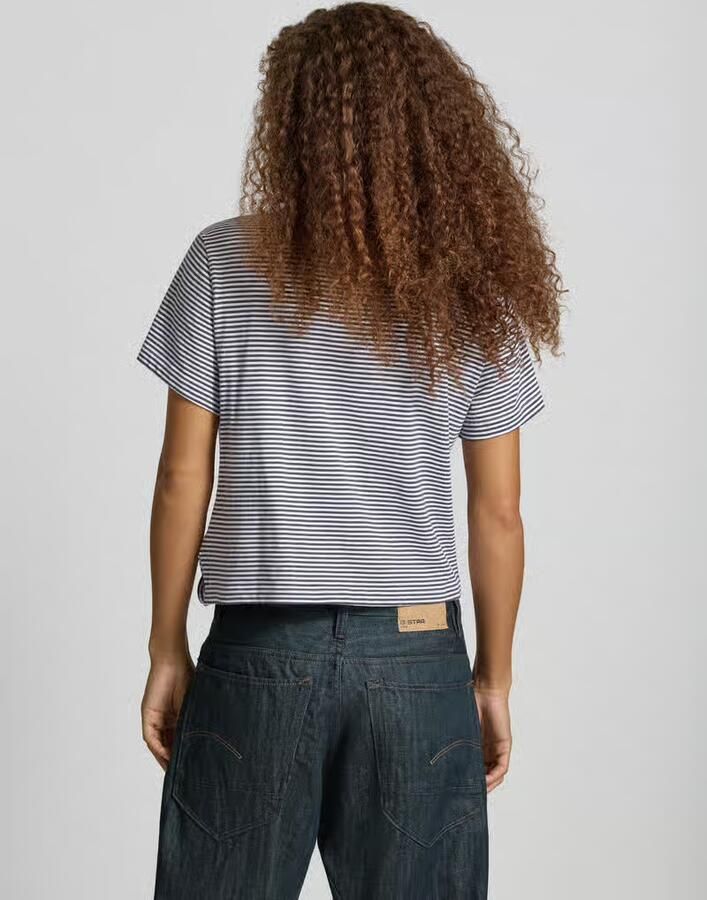 G-Star Raw relaxed fit T-shirt van puur katoen met geknoopte zoom - Foto 7