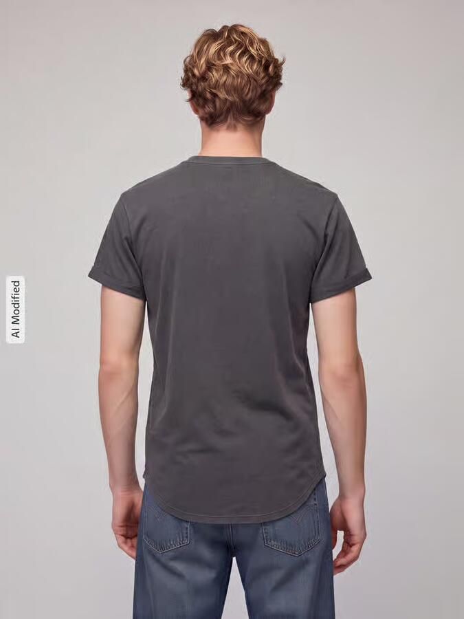 G-Star Raw T-shirt Korte Mouw D16396 2653 LASH G.D.-B564 DK BLACK GD - Foto 18