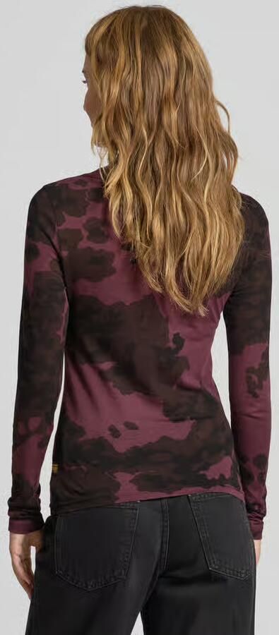G-Star Raw Shirt met lange mouwen en geribde ronde hals - Foto 3