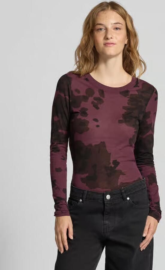 G-Star Raw Shirt met lange mouwen en geribde ronde hals - Foto 4