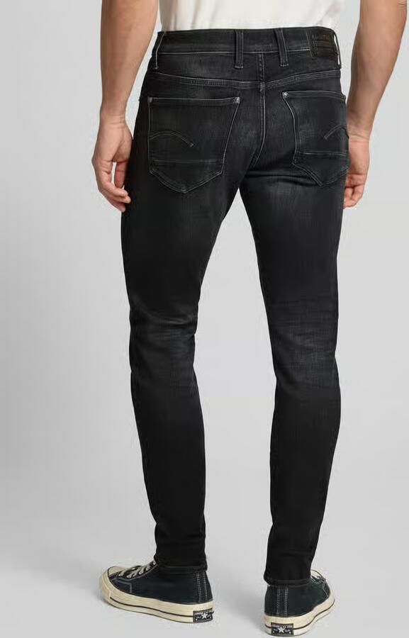 Zwarte G Star Raw Skinny Jeans A634 Elto Black Superstretch - Foto 20