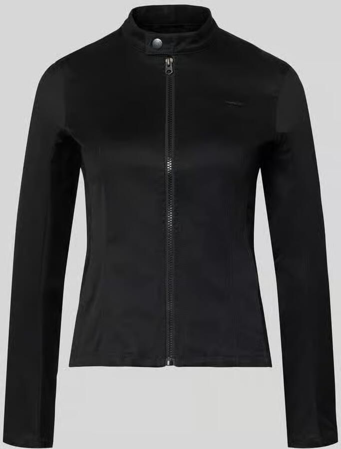 G-Star Raw Slim fit bikerjack met labeldetail model 'Lynn'