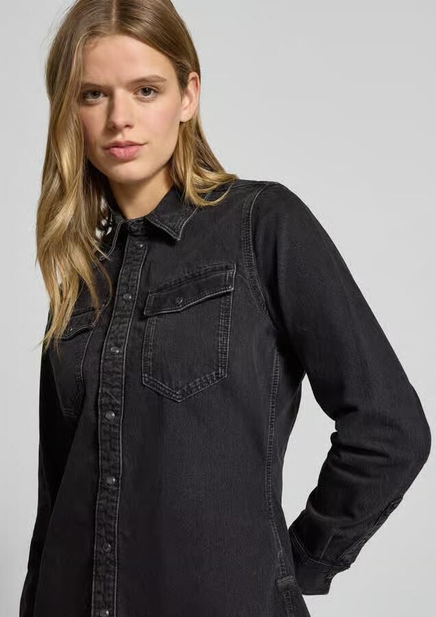 G-Star Raw Slim fit jeansblouse met borstzakken - Foto 2