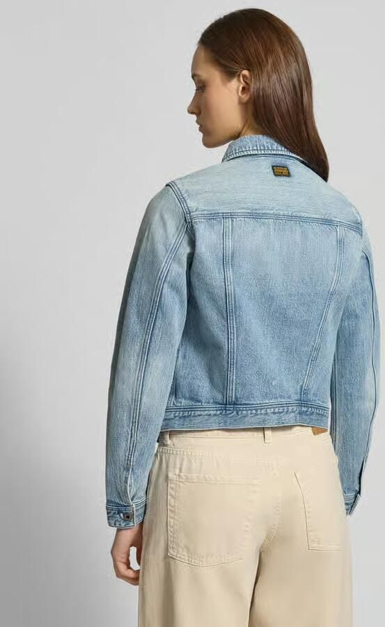 G-Star Raw Slim fit jeansjack van katoenmix met borstzakken - Foto 9