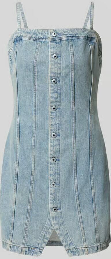 G-Star RAW Kick Bustier Jurk Lichtblauw Dames - Foto 7