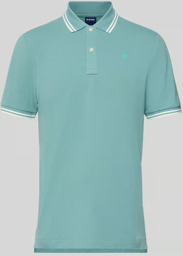 G-Star Raw Slim fit poloshirt met gestikt logo model 'Dunda'