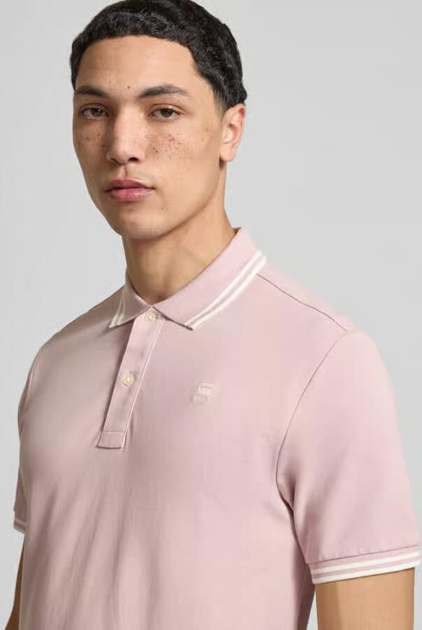 G-Star Raw Slim fit poloshirt met gestikt logo model 'Dunda' - Foto 2