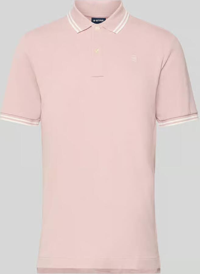 G-Star Raw Slim fit poloshirt met gestikt logo model 'Dunda'