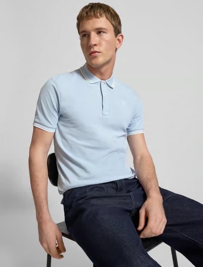 G-Star Raw Slim fit poloshirt met gestikt logo model 'Dunda' - Foto 2