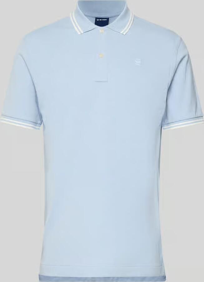 G-Star Raw Slim fit poloshirt met gestikt logo model 'Dunda'