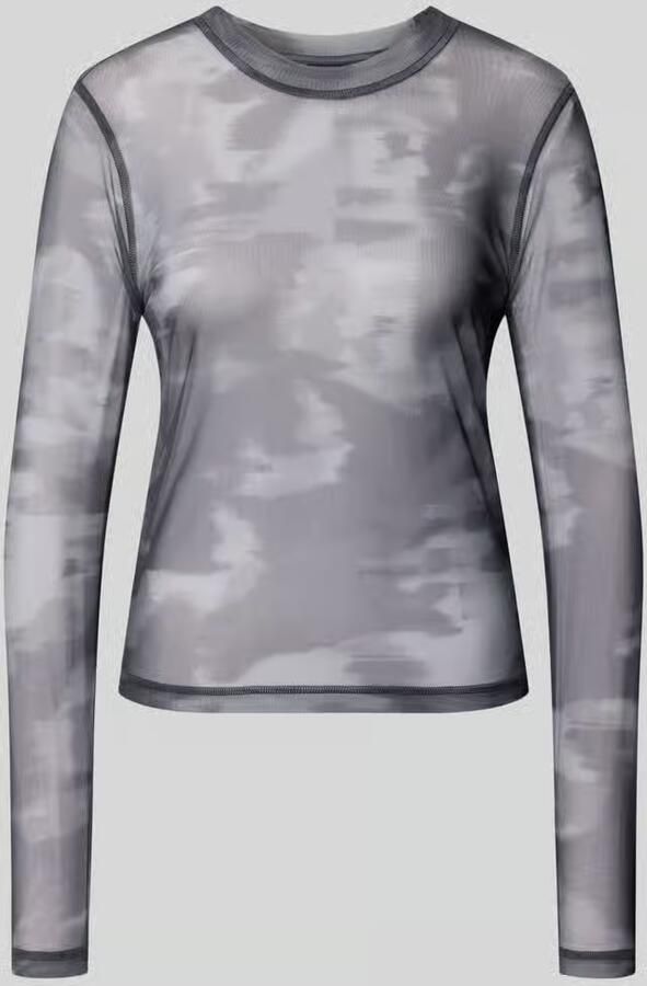 G-Star Raw Slim Fit shirt met lange mouwen met ronde hals model 'motion camo' - Foto 5