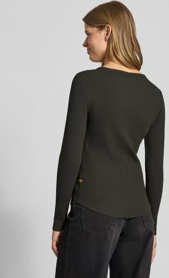 G-Star Raw Slim fit shirt met lange mouwen ronde hals en knoopsluiting - Foto 2