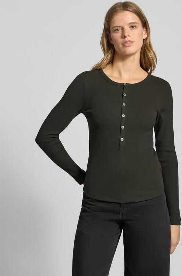 G-Star Raw Slim fit shirt met lange mouwen ronde hals en knoopsluiting - Foto 3