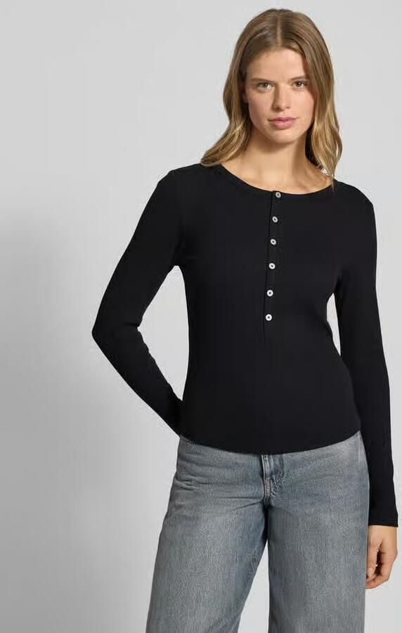 G-Star Raw Slim fit shirt met lange mouwen ronde hals en knoopsluiting - Foto 4