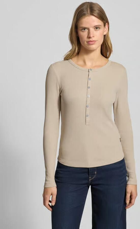 G-Star Raw Slim fit shirt met lange mouwen ronde hals en knoopsluiting - Foto 6