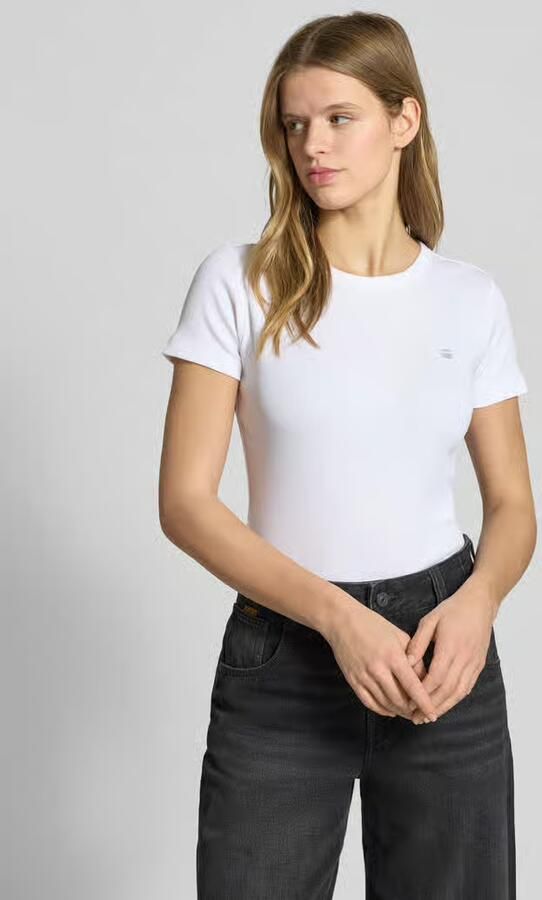 G-Star Raw Slim Fit T-shirt met logo-stitching - Foto 11