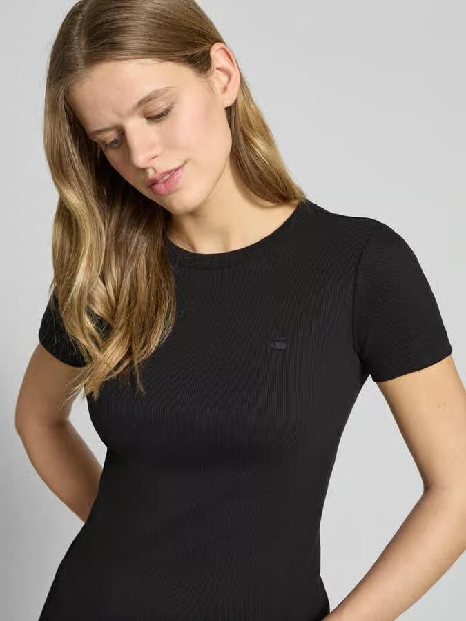 G-Star Raw Slim fit T-shirt met logostitching - Foto 2