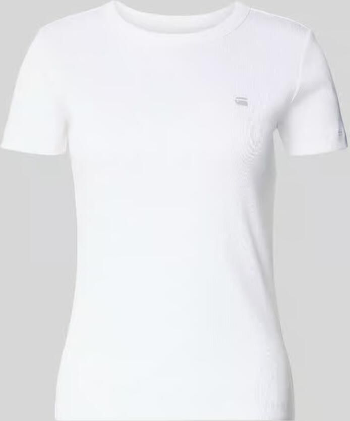 G-Star Raw Slim fit T-shirt met logostitching