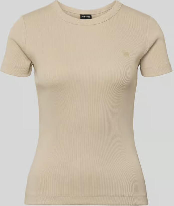 G-Star Raw Slim fit T-shirt met logostitching