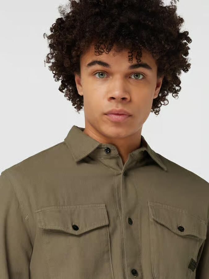 G-Star Raw Slim fit vrijetijdsoverhemd met borstzakken - Foto 12