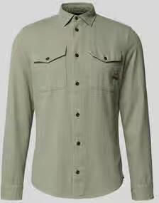 G-Star Raw slim fit vrijetijdsoverhemd met labelpatch model 'Marine' - Foto 9
